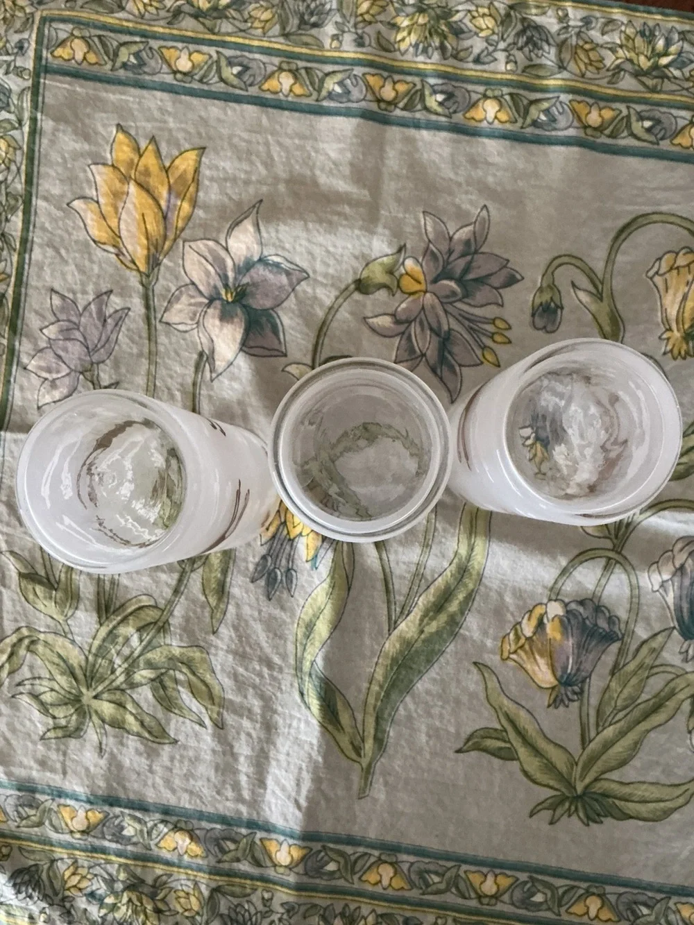 Vintage Libbey Glass Horse Cavalcade Frosted Highball/Tom Collins Set of 3 MCM